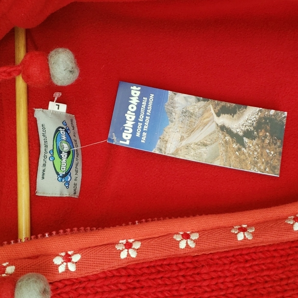 Laundromat Jackets & Coats Laundromat 0 Wool Nepalese Red Sweater L